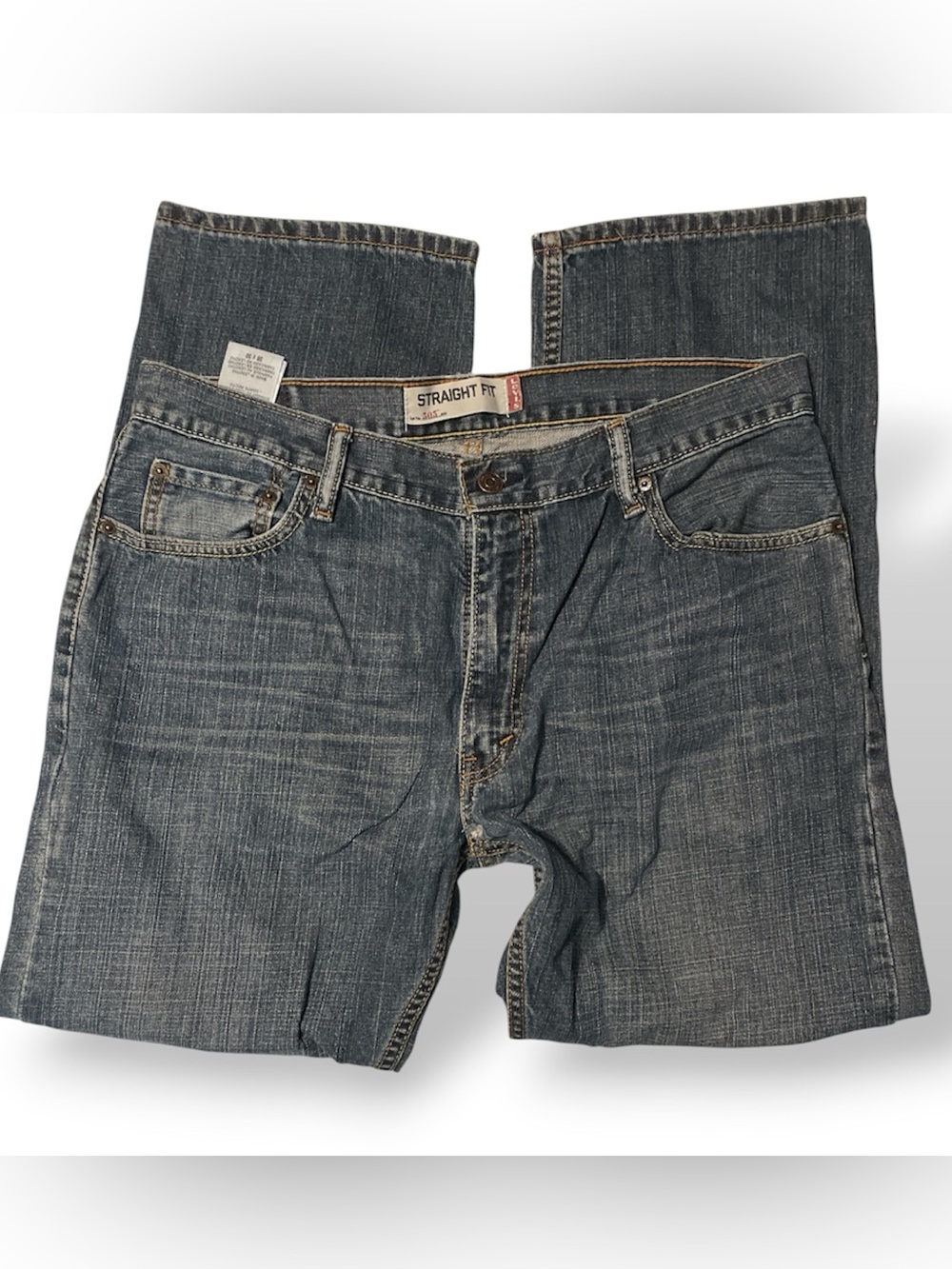 Levi's Men's Straight Fit Jeans - Faded Indigo